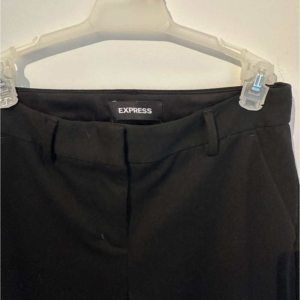 Small 0 Black Express Columnist Barely Boot Pants - image 5